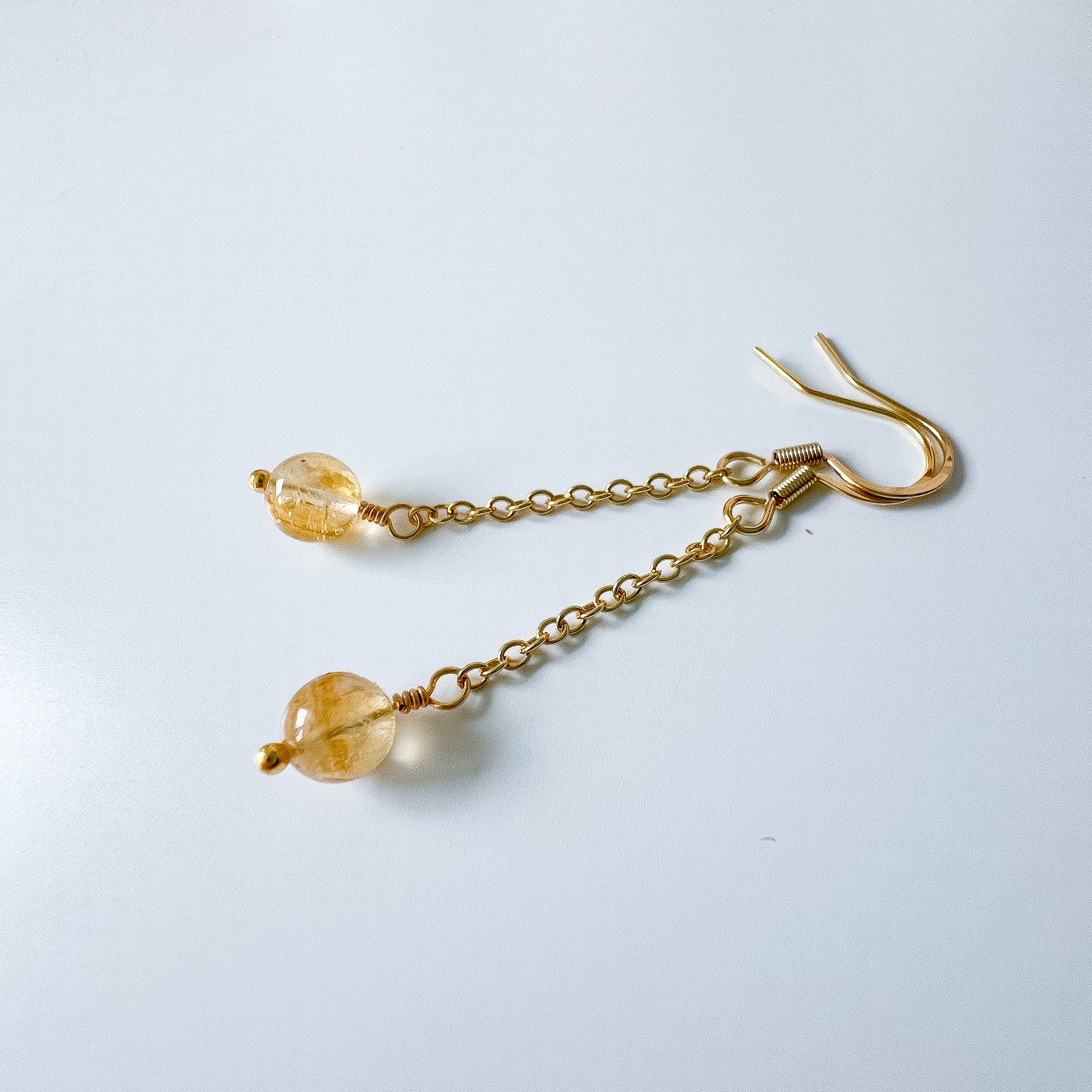 ๐ Citrine drop earrings ๐ Jewellery MakerTV Piece ๐ฉท๐