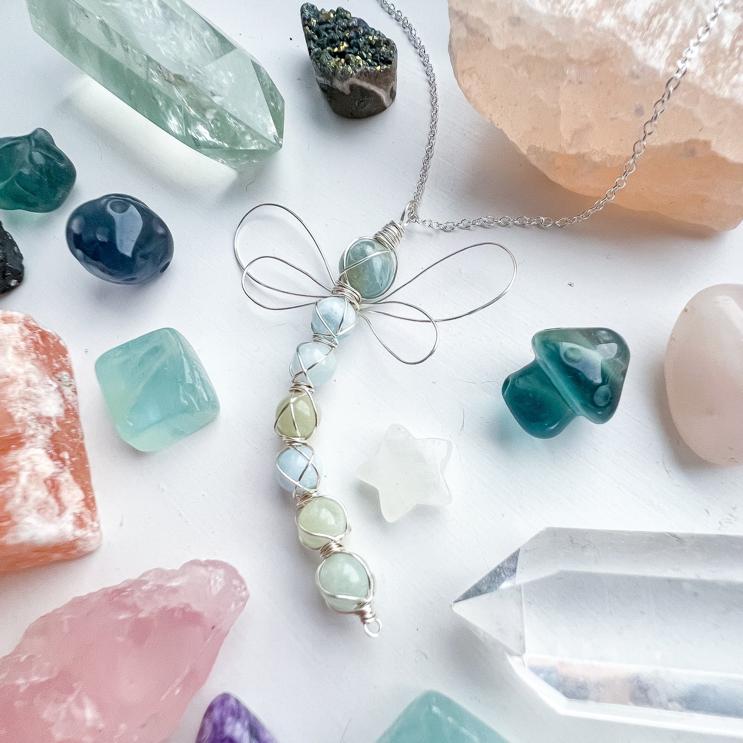 . 🧚✨🌿💎 Aquamarine Dragonfly 💎🌿✨🧚