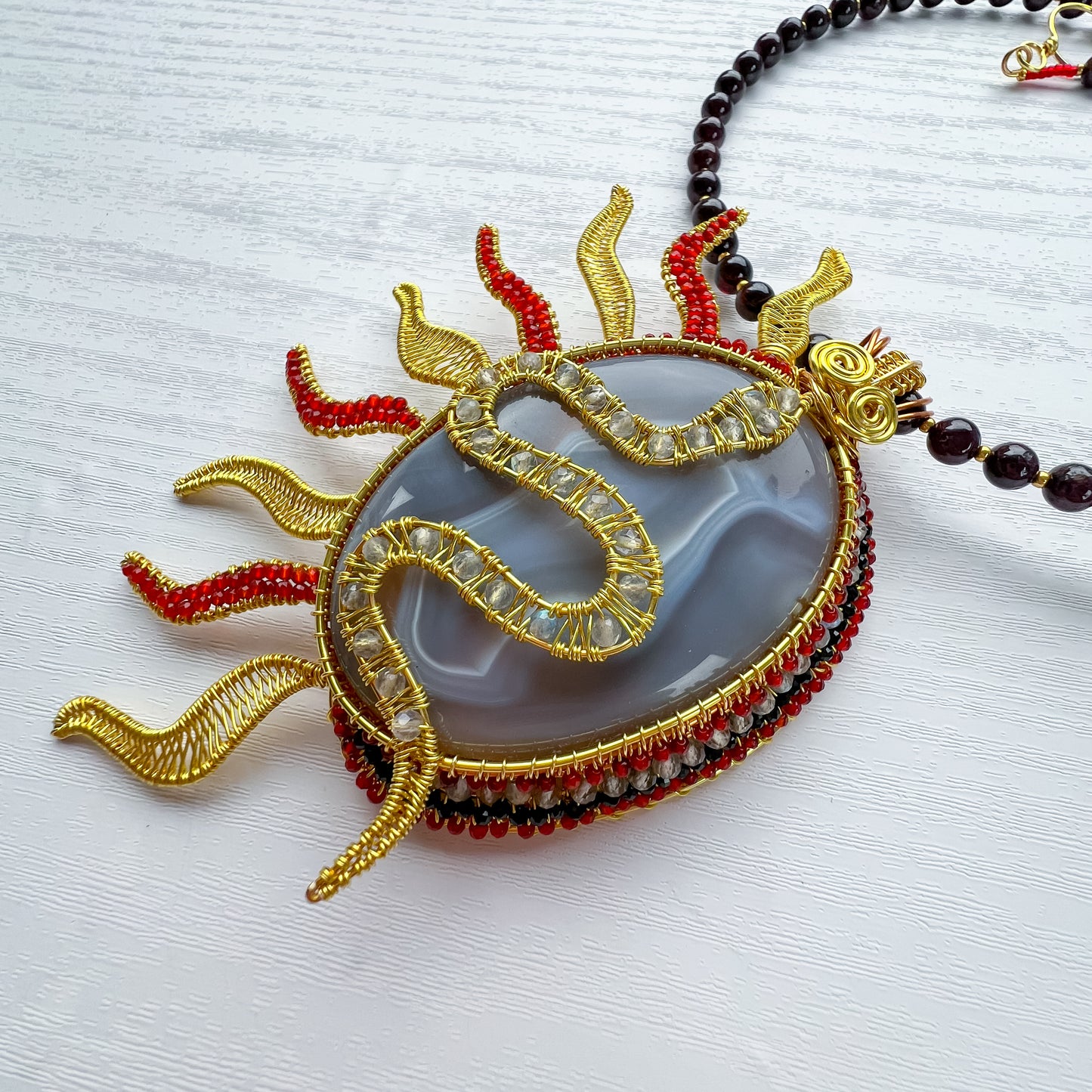 Year of the Snake Statement Necklace