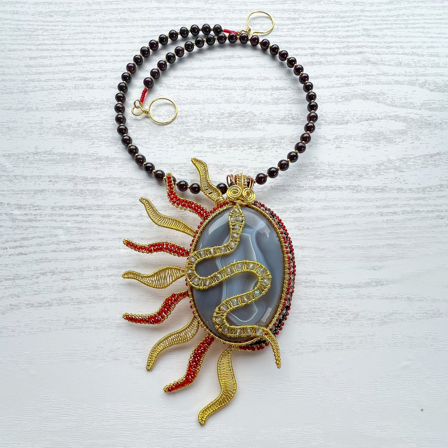 Year of the Snake Statement Necklace