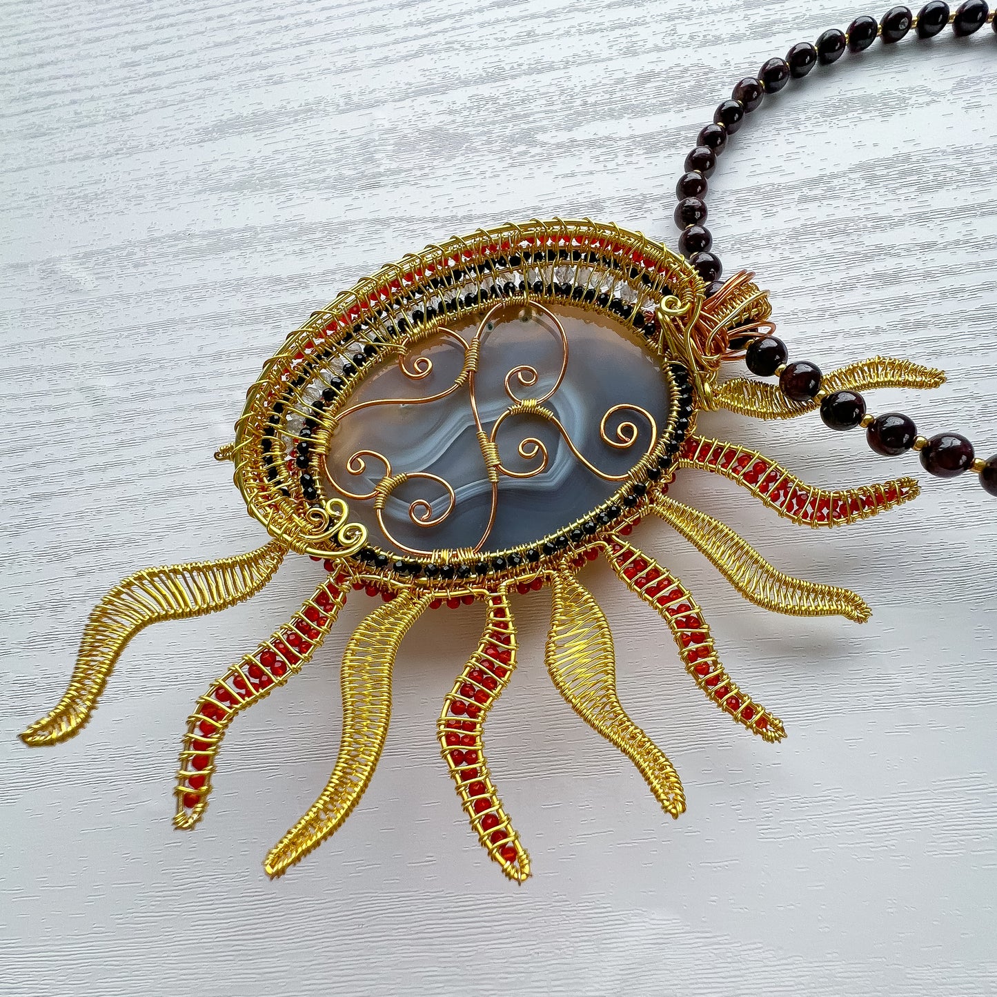 Year of the Snake Statement Necklace