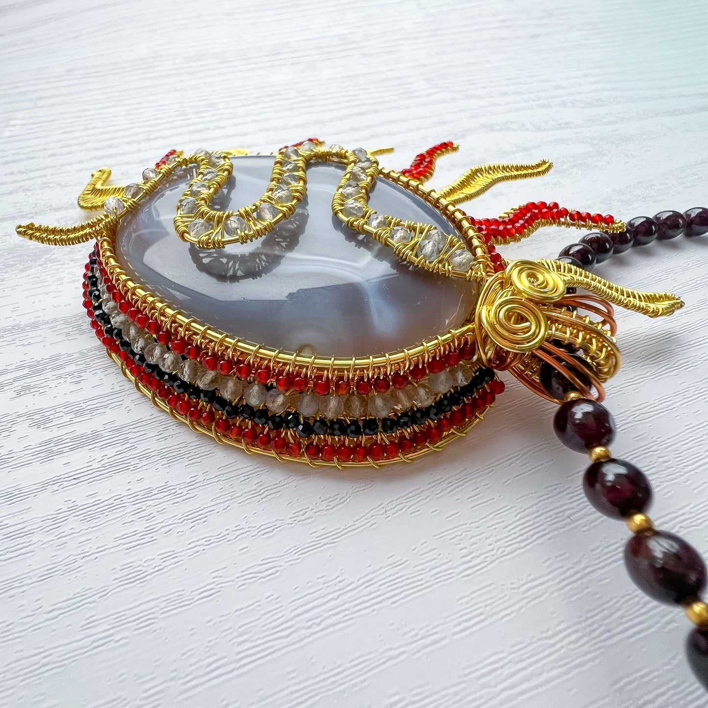 Year of the Snake Statement Necklace