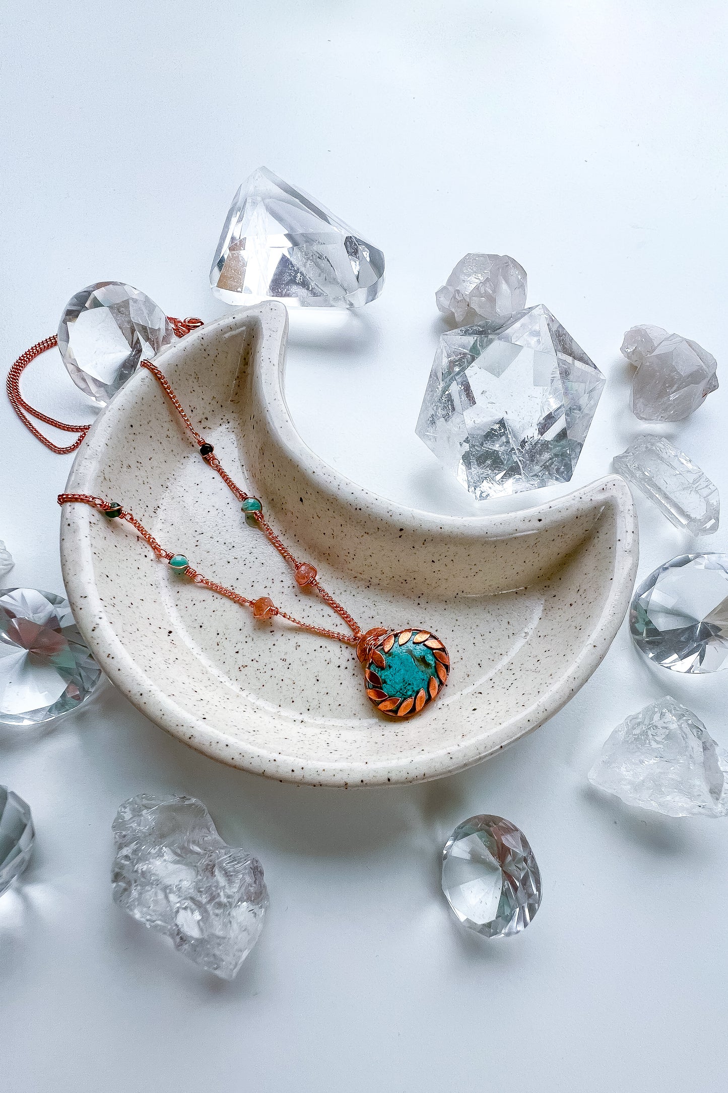 Turquoise pendant - Radiant Harmony Necklace: Communication, Vitality, Abundance