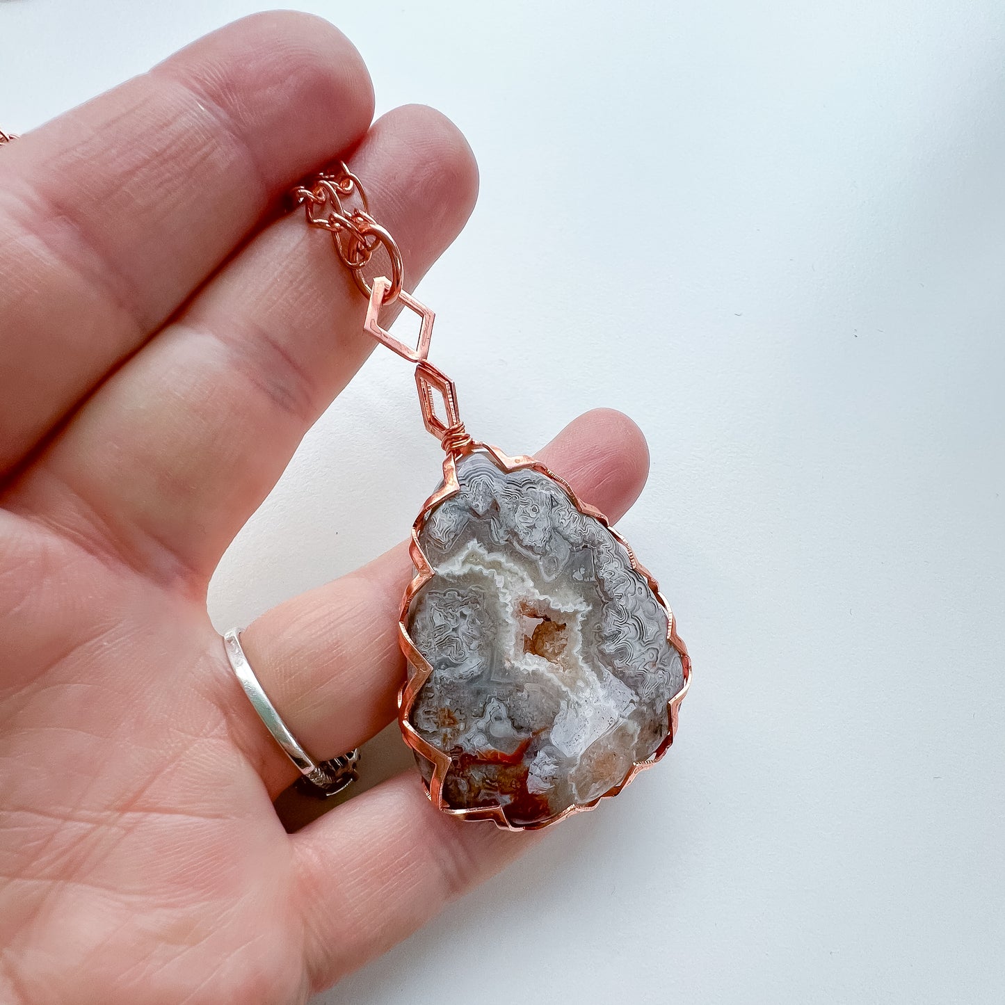 🌪✨ Wild Grace Pendant – Crazy Lace Agate Necklace ✨🌪 Jewellery MakerTV Piece 🩷💚