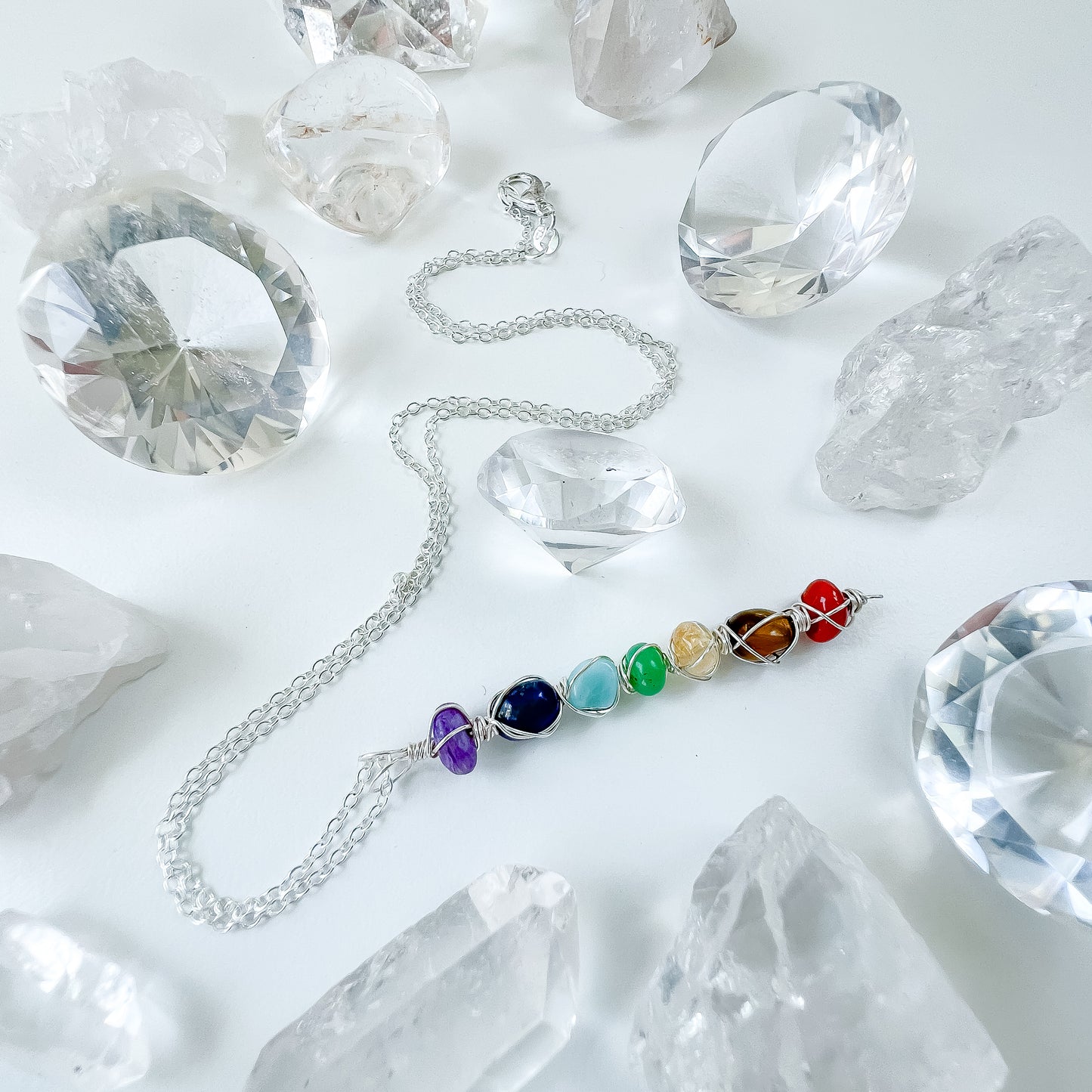 Chakra necklace 🌈