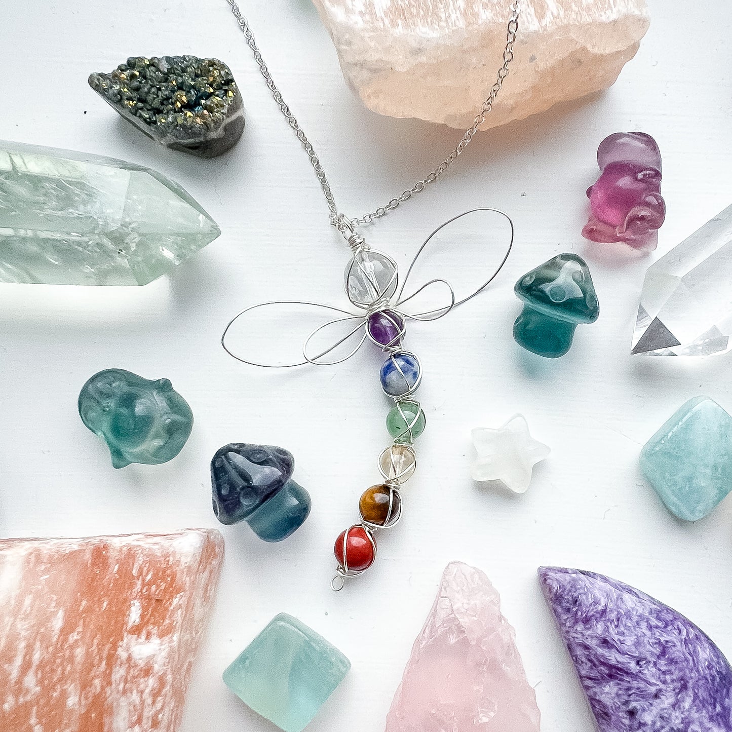 . 🧚✨🌿💎 Chakra Crystal Dragonfly 💎🌿✨🧚