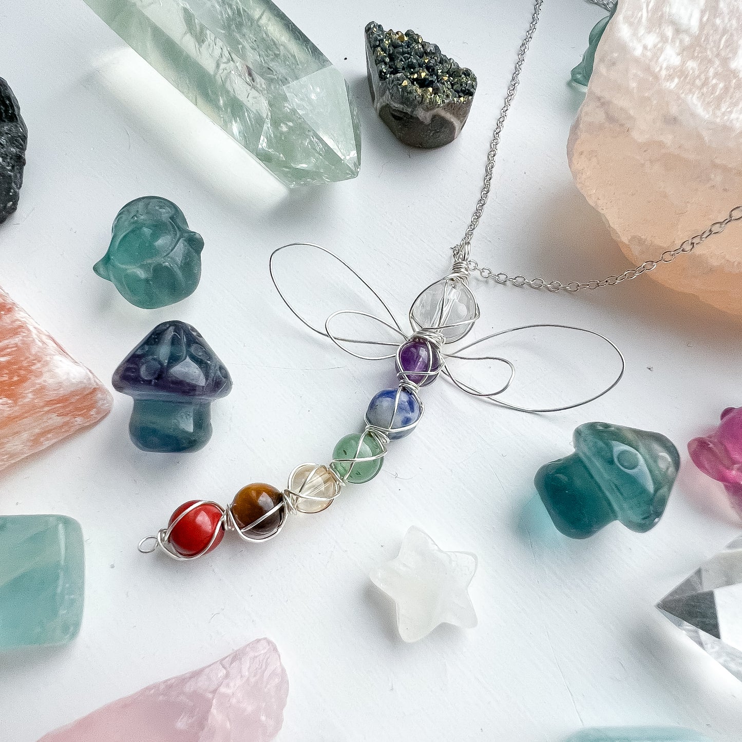 . 🧚✨🌿💎 Chakra Crystal Dragonfly 💎🌿✨🧚