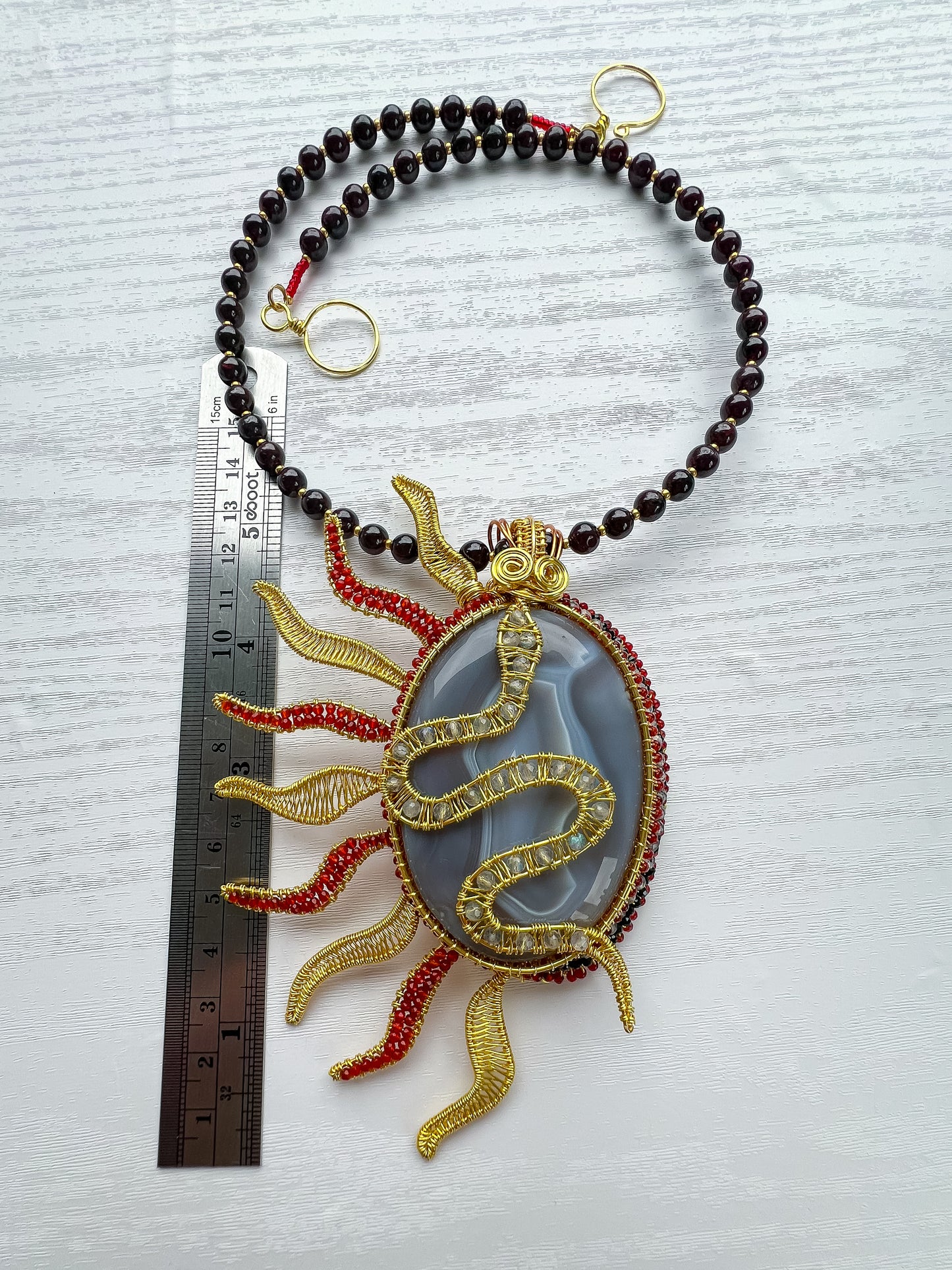 . Snake Statement Necklace