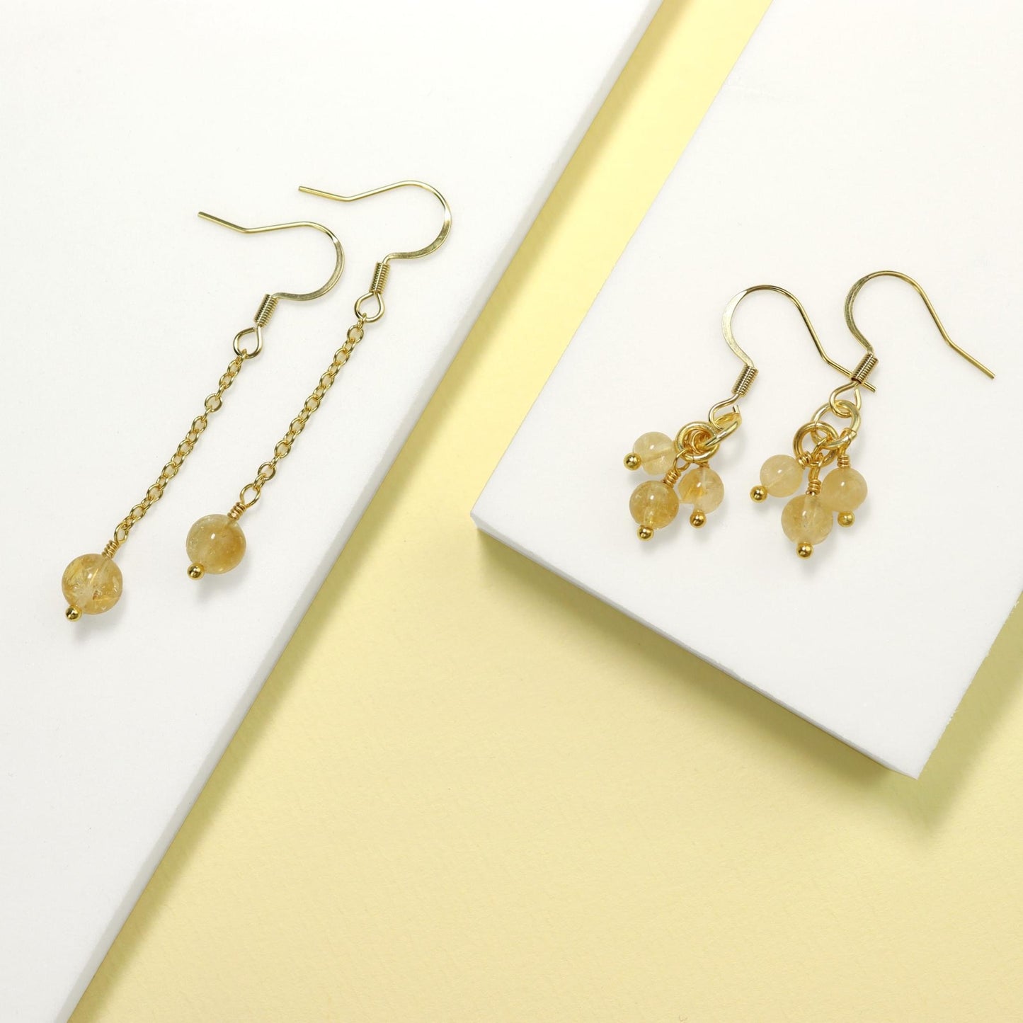 🌟 Citrine cluster earrings 🌟 Jewellery MakerTV Piece 🩷💚