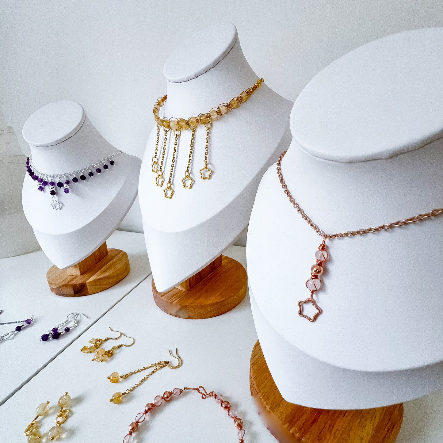 π Citrine and gold plated star necklace π Jewellery MakerTV Piece π©·π