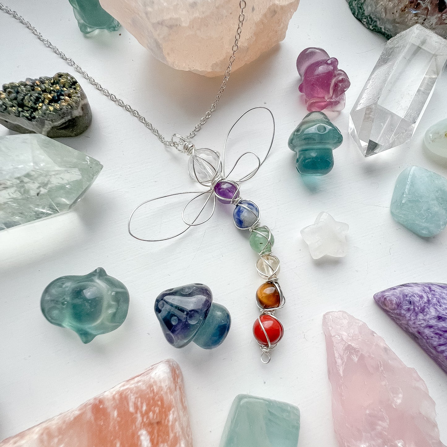 . 🧚✨🌿💎 Chakra Crystal Dragonfly 💎🌿✨🧚