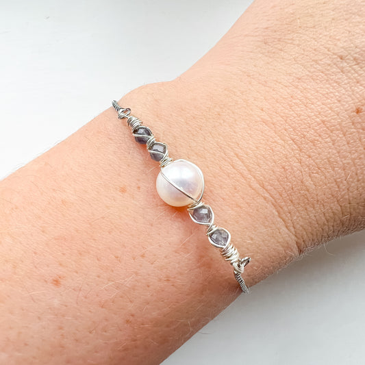 Pearl Bracelet Collection ✨ Iolite