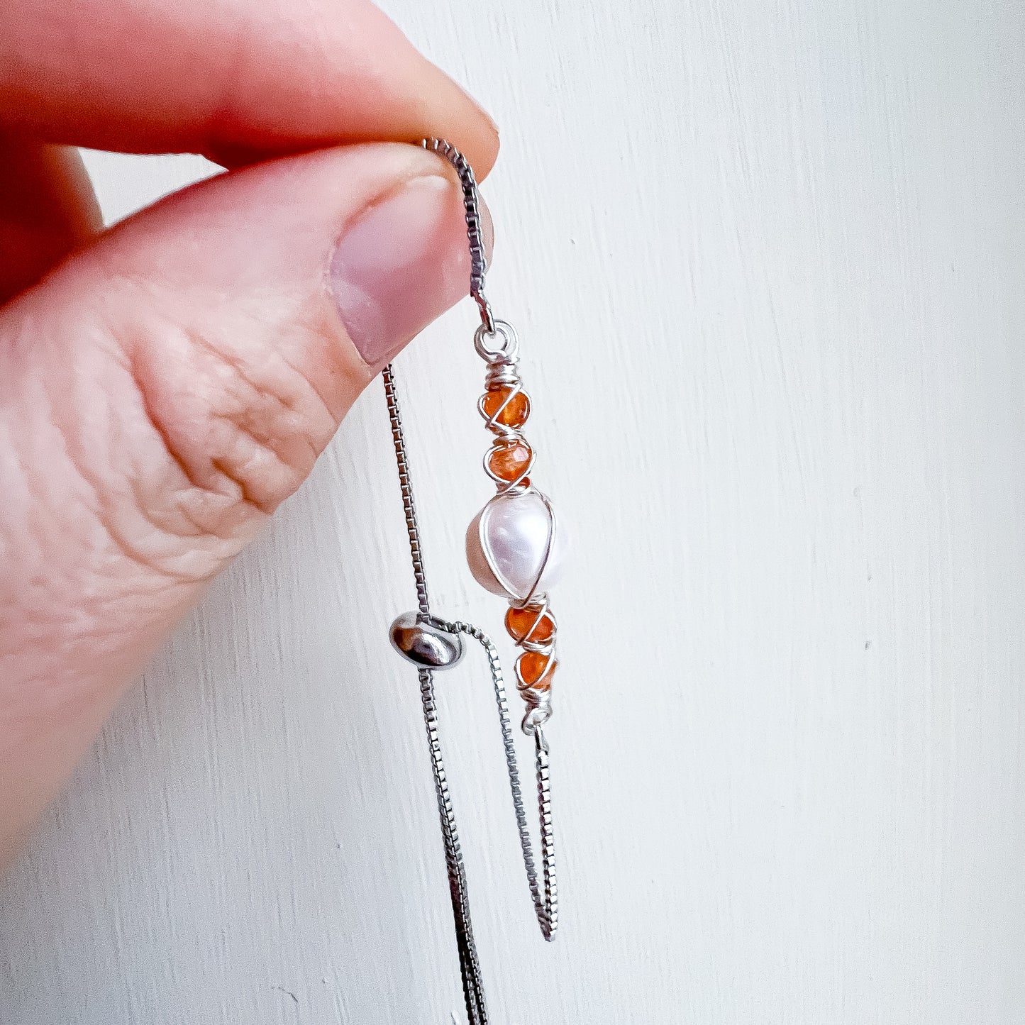 Pearl Bracelet Collection ✨ Carnelian
