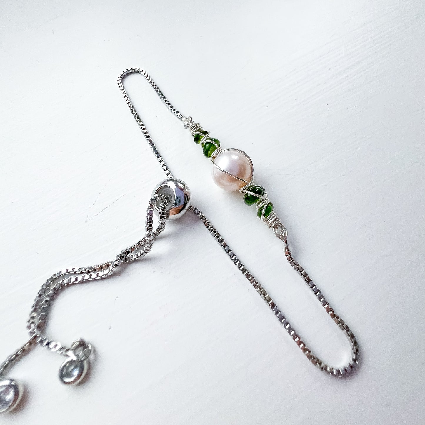 Pearl Bracelet Collection ✨ Chrome Diopside