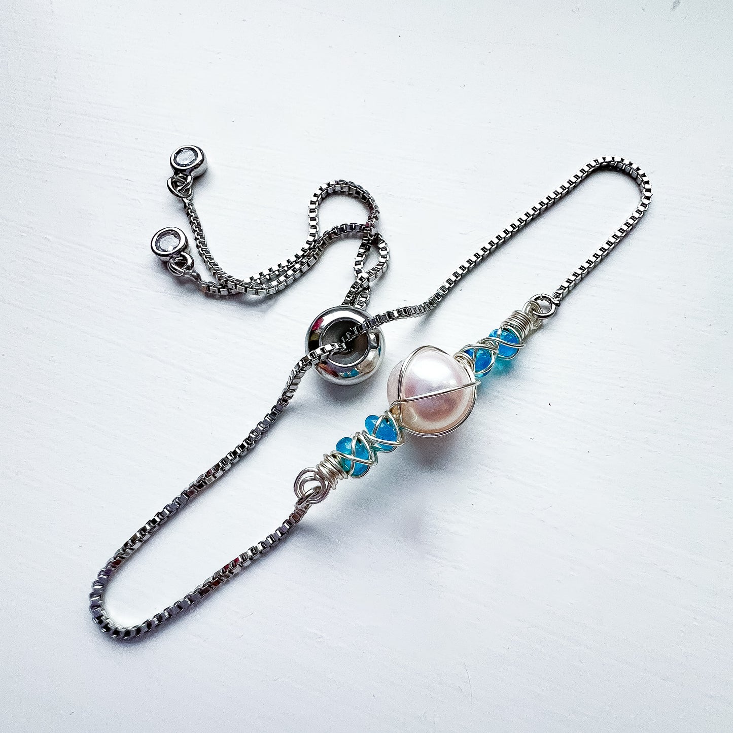 Pearl Bracelet Collection ✨ Apatite