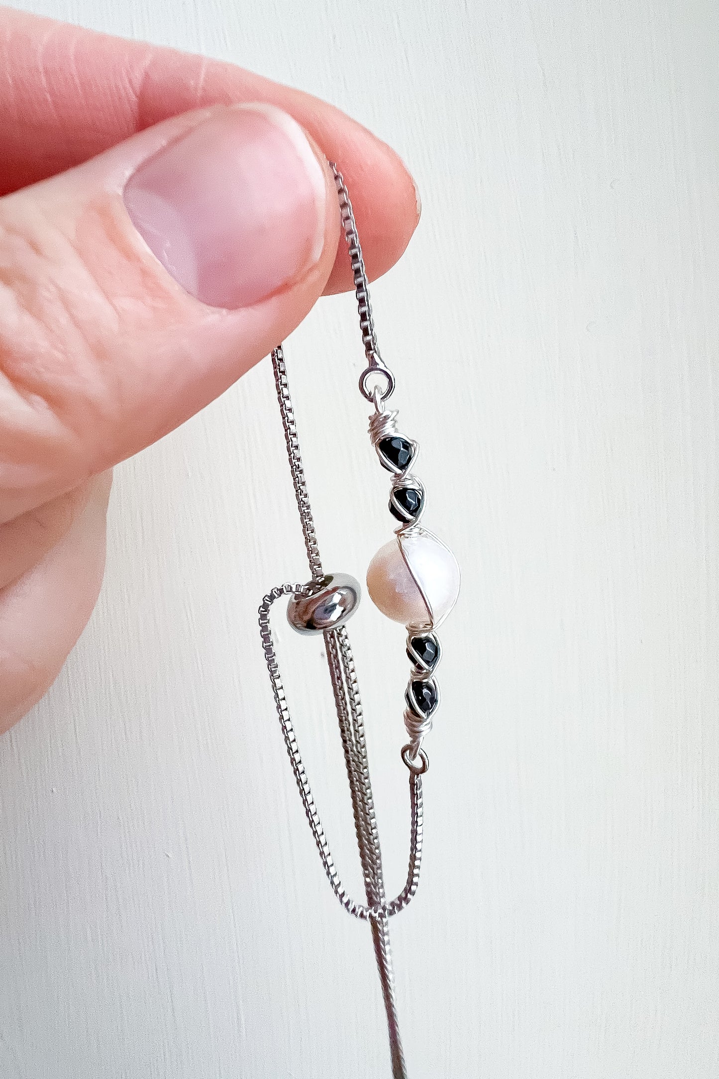 Pearl Bracelet Collection ✨ Black Agate