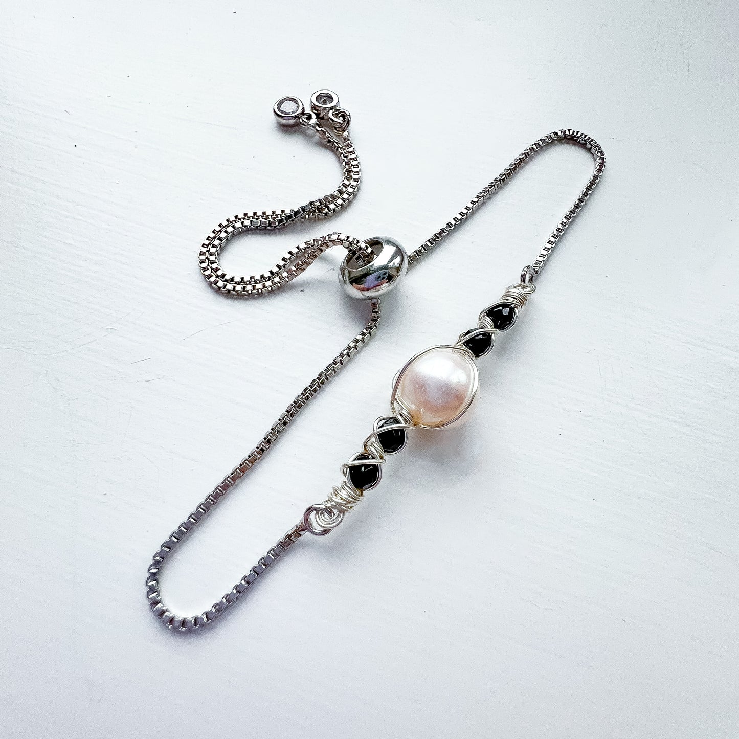 Pearl Bracelet Collection ✨ Black Agate