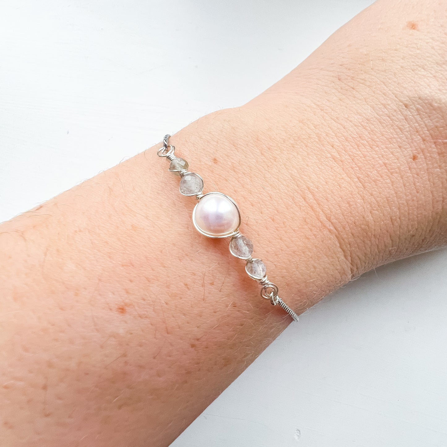 ✨ Pearl Bracelet Collection ✨ Labradorite