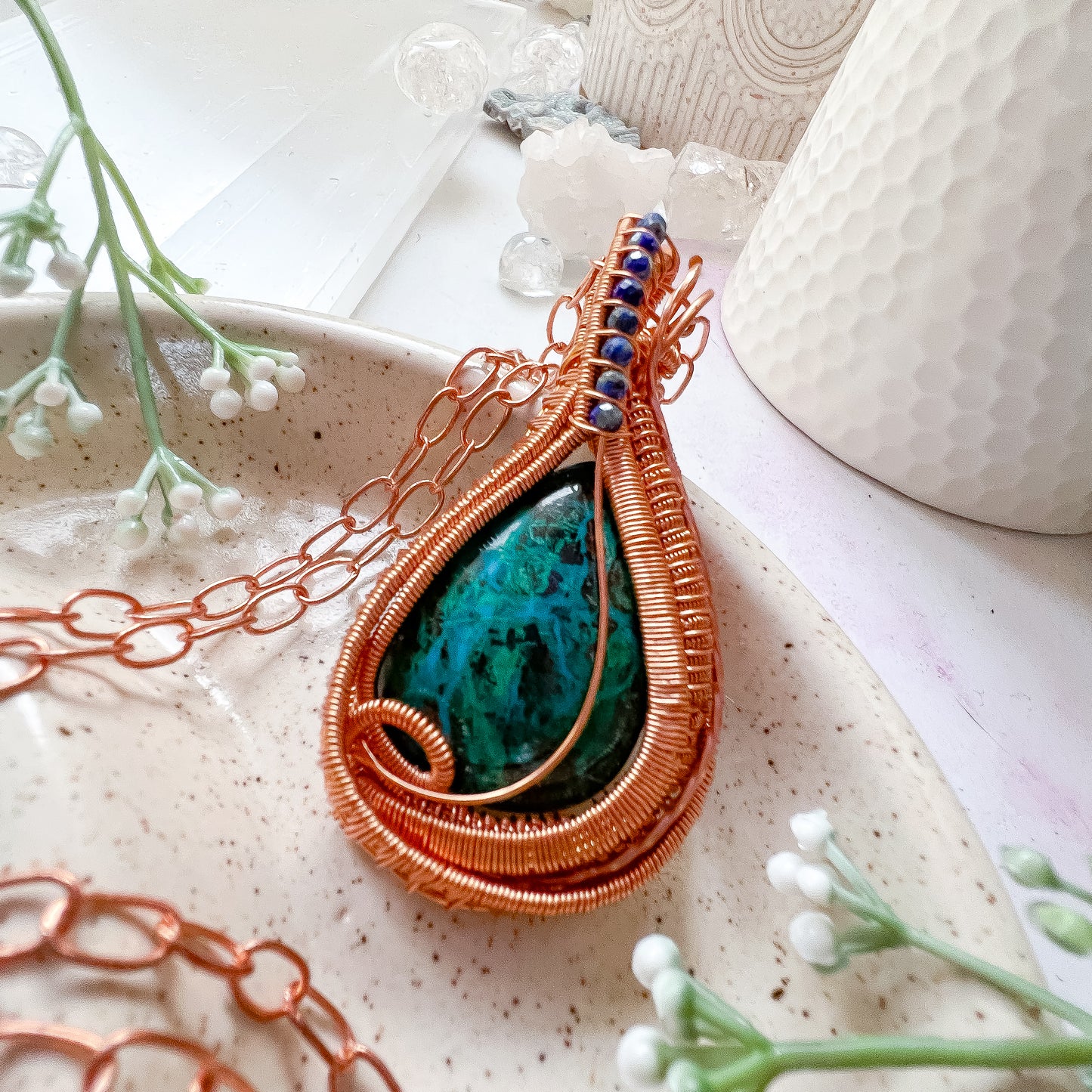 Chrysocholla Pendant