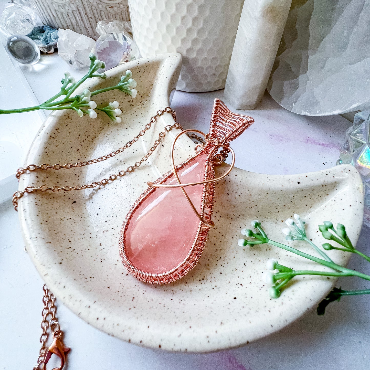 Rose Quartz Self Love Necklace