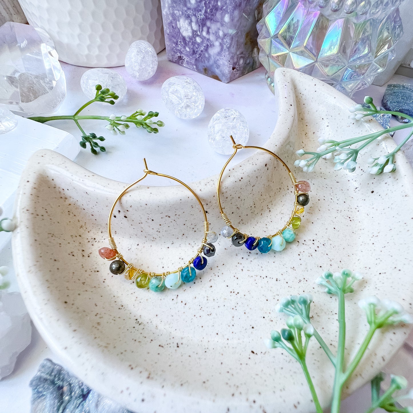 . Lionsgate portal earrings in gold