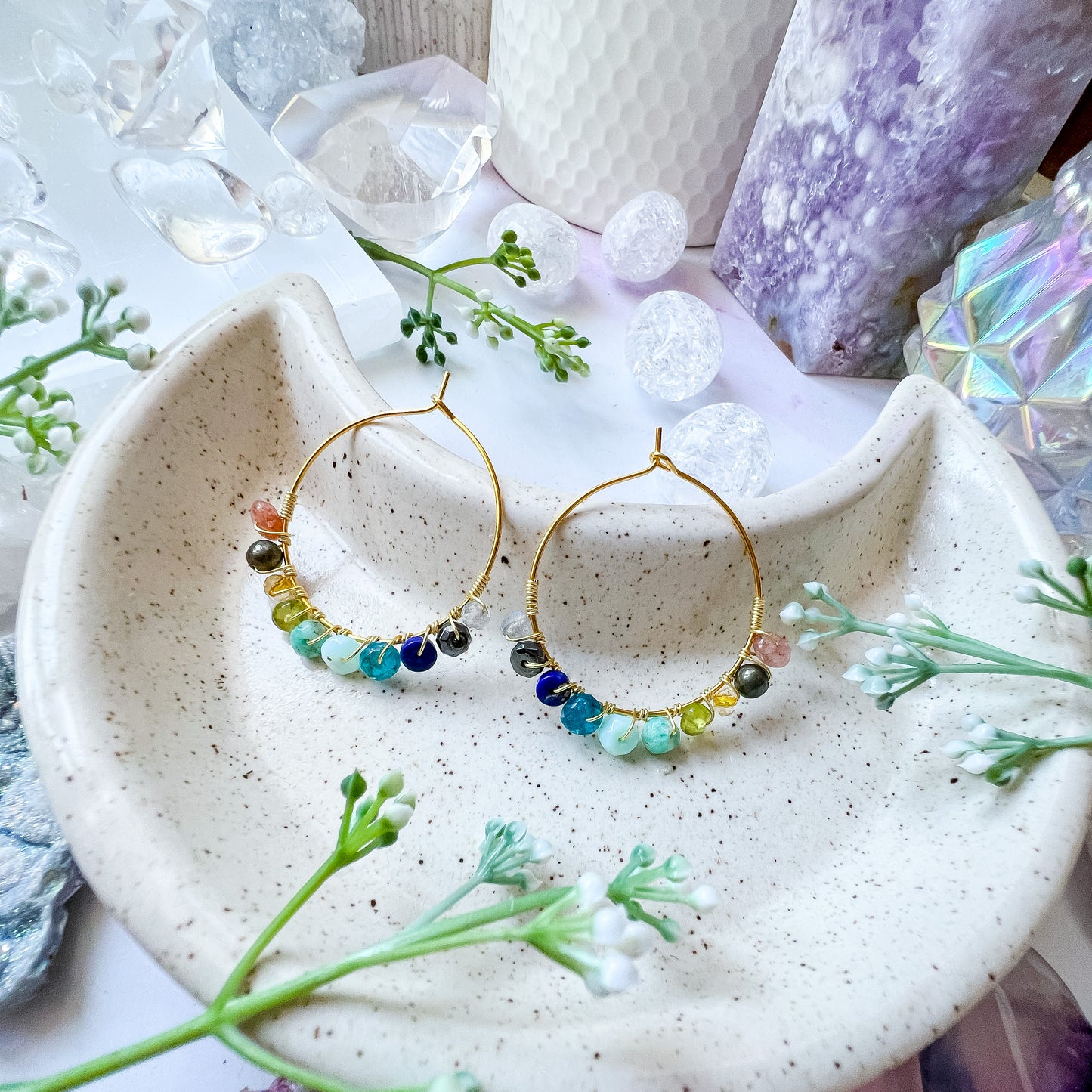 . Lionsgate portal earrings in gold