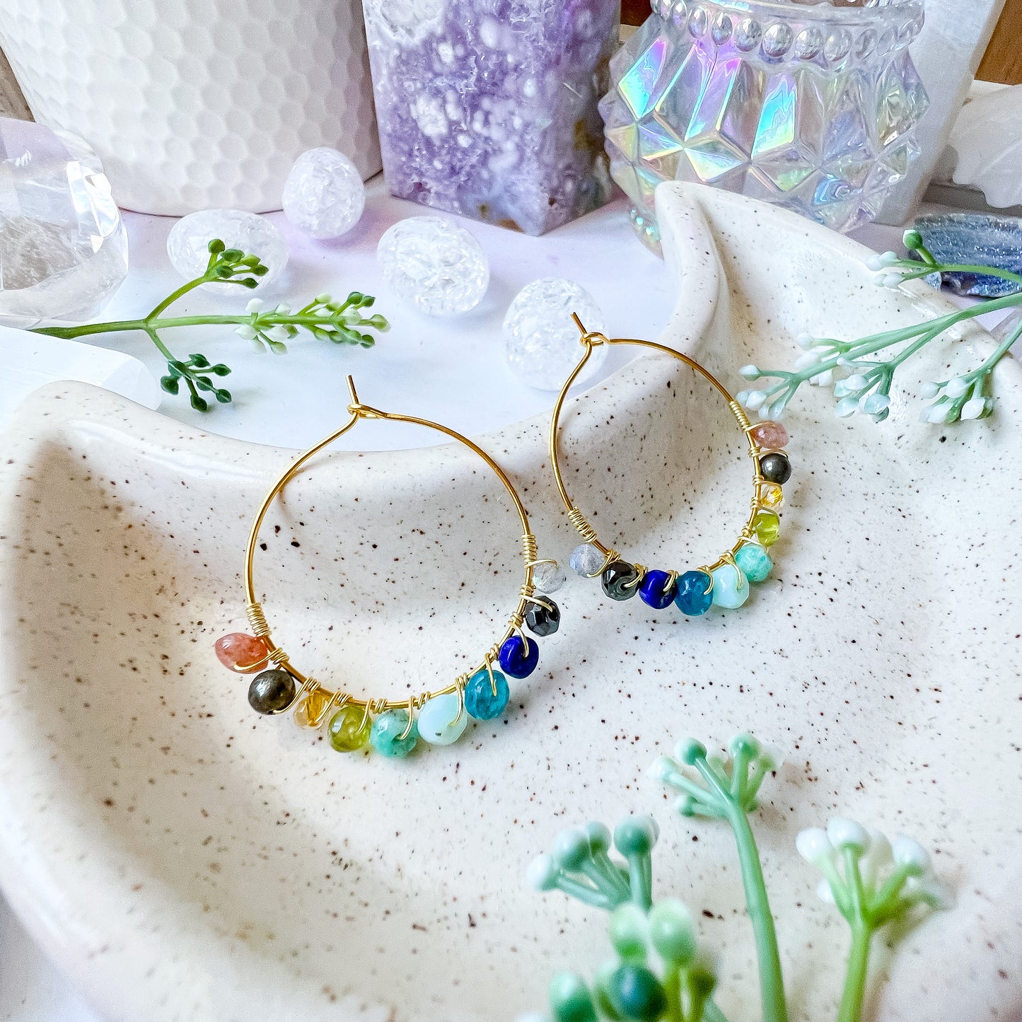. Lionsgate portal earrings in gold