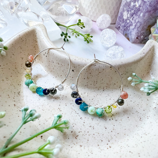 Lionsgate portal earrings in silver