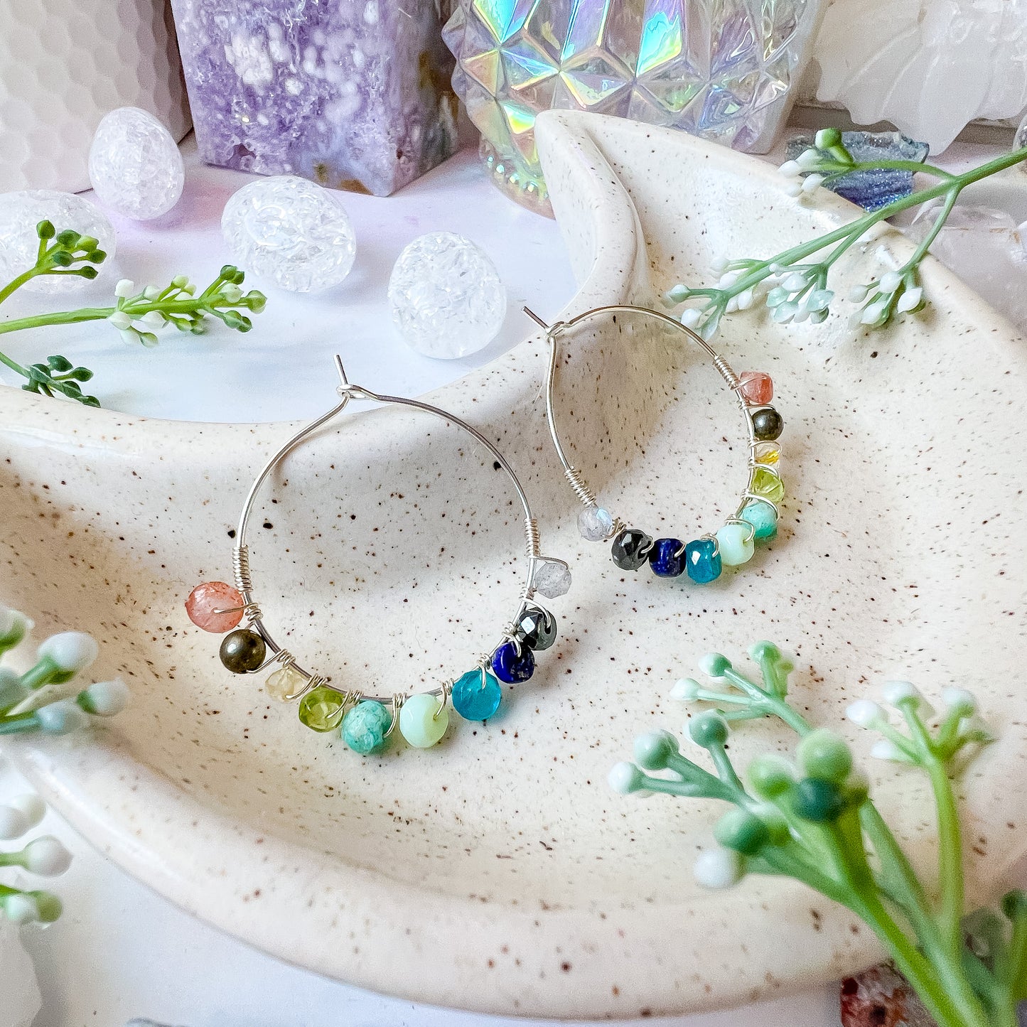Lionsgate portal earrings in silver