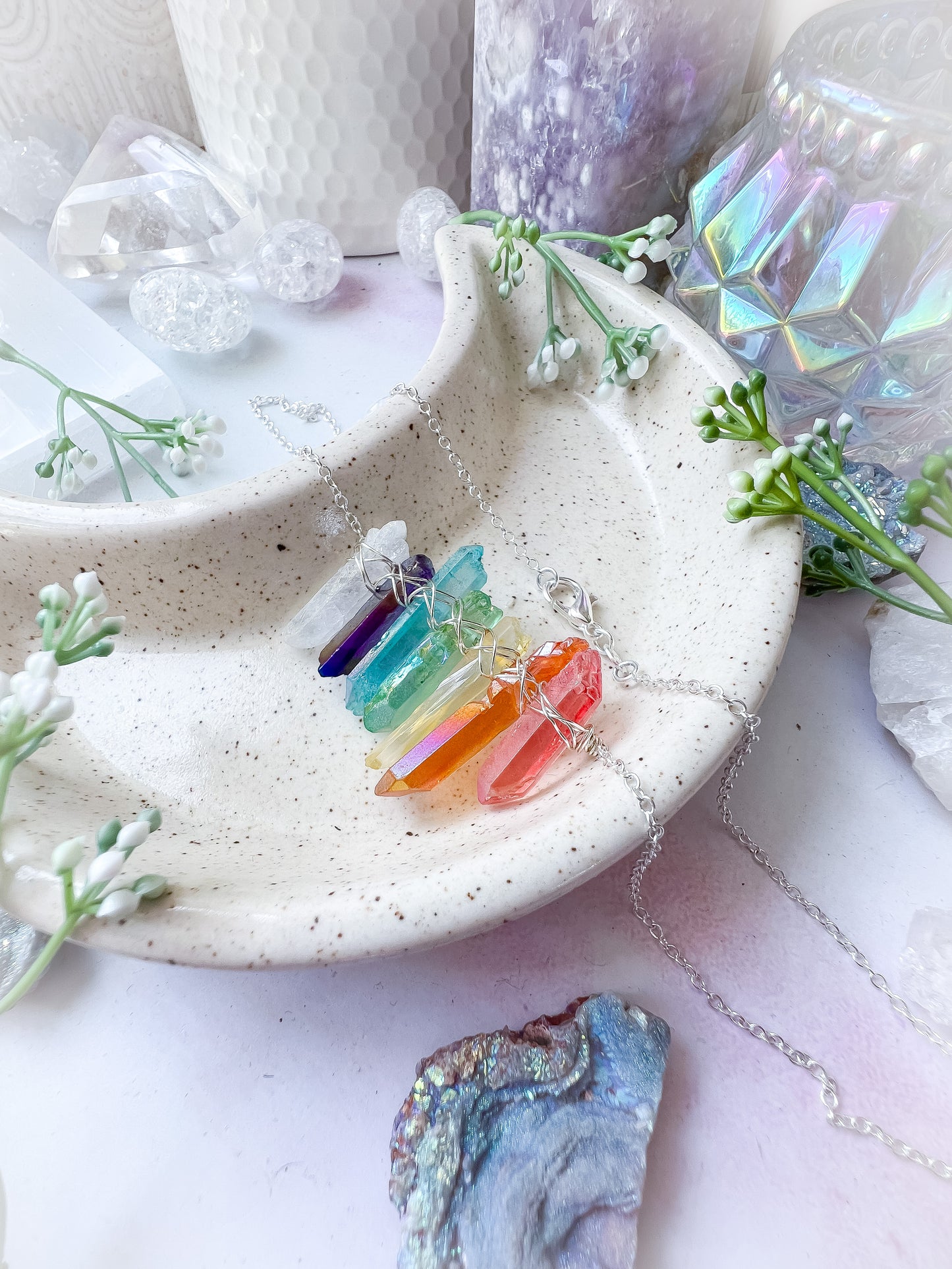 .✨ NEW ✨ Rainbow shard necklace