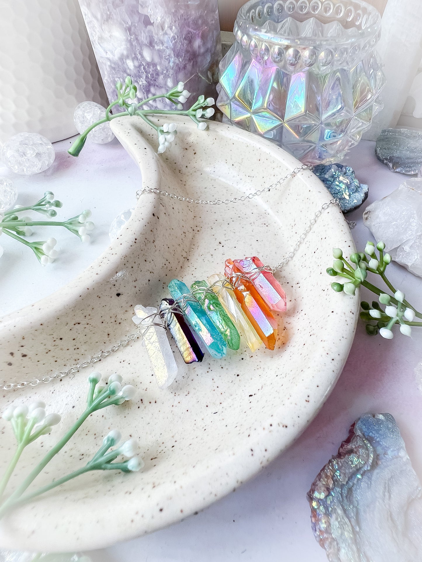 .✨ NEW ✨ Rainbow shard necklace