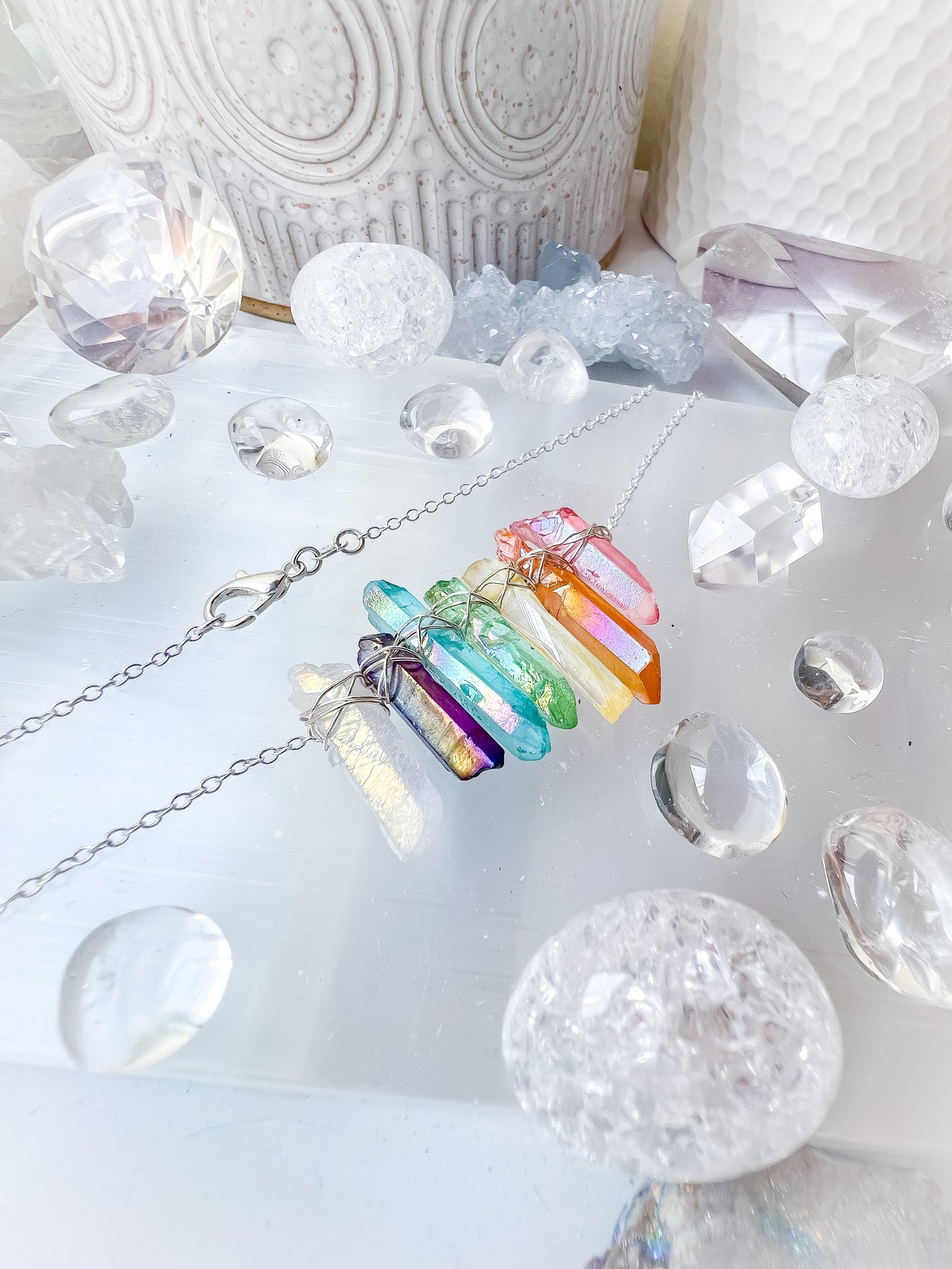 .✨ NEW ✨ Rainbow shard necklace
