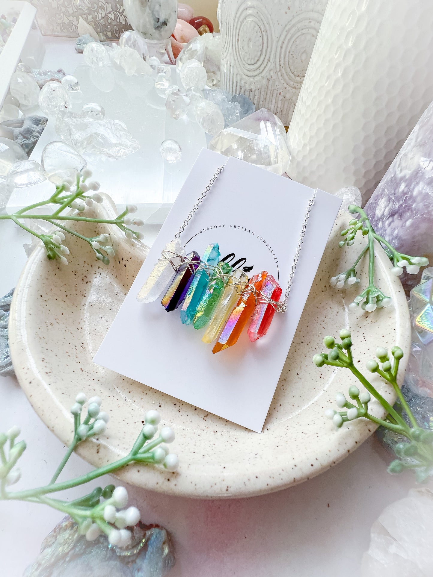 .✨ NEW ✨ Rainbow shard necklace