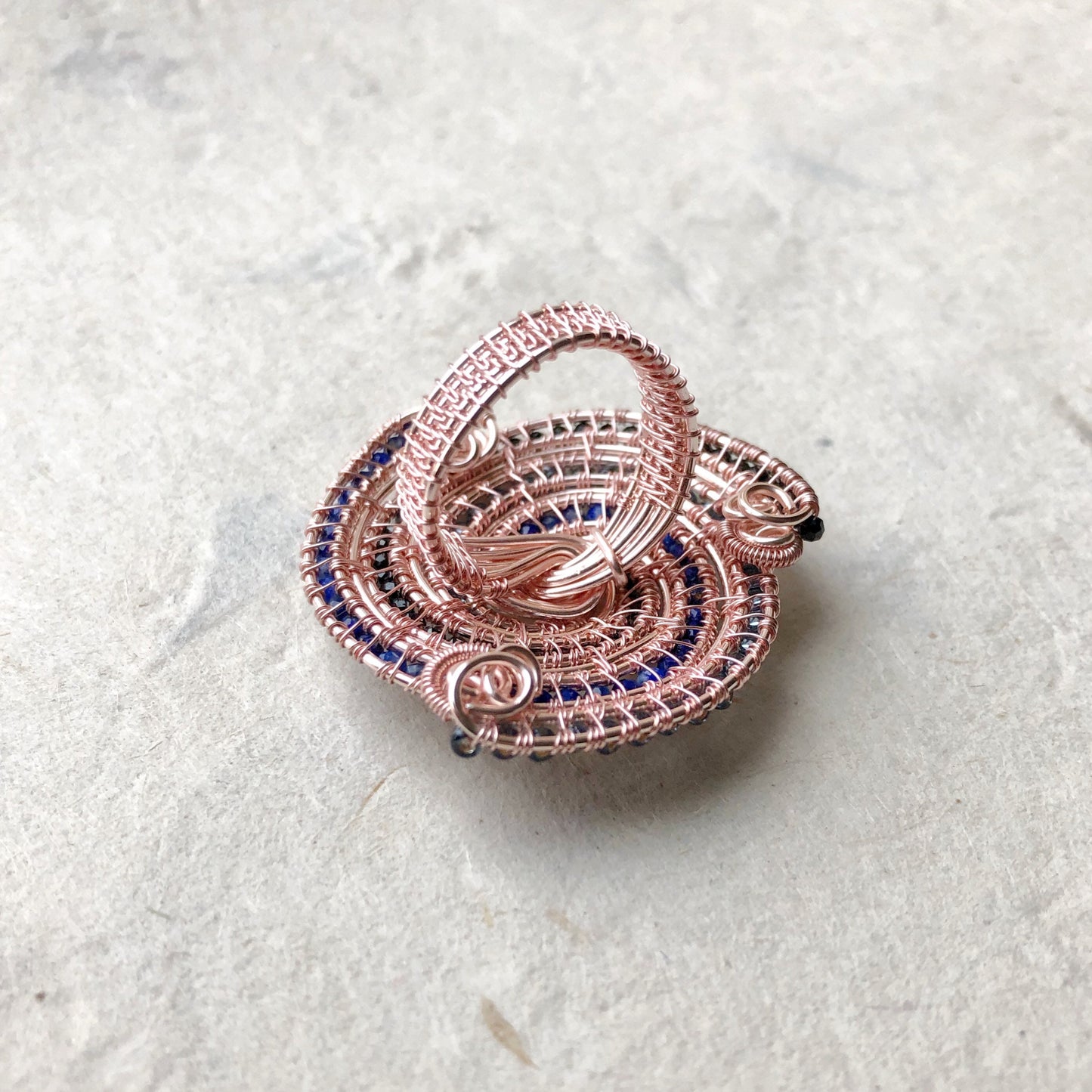 Lapis Lazuli Statement Cocktail Ring