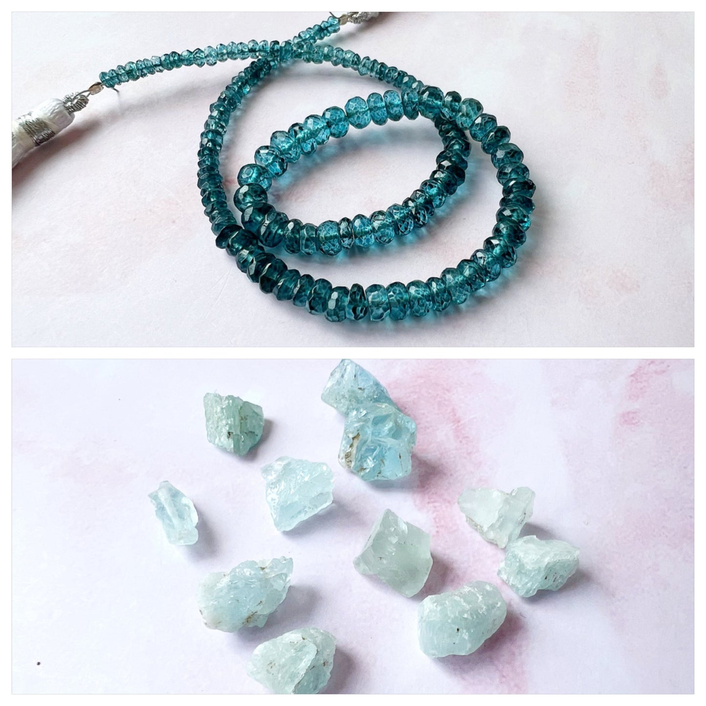 SILVER - London Blue Quartz Customisable bracelets