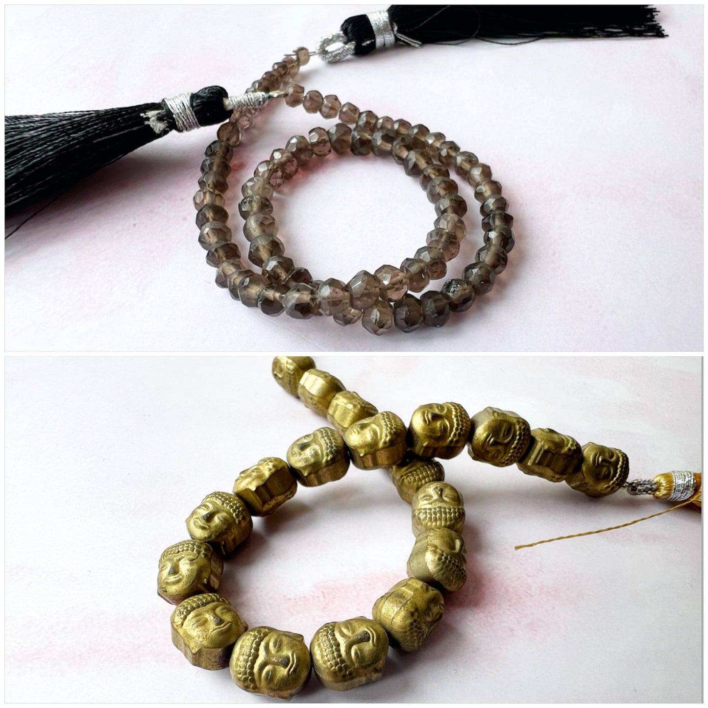 GOLD - Smokey Quartz Customisable bracelets