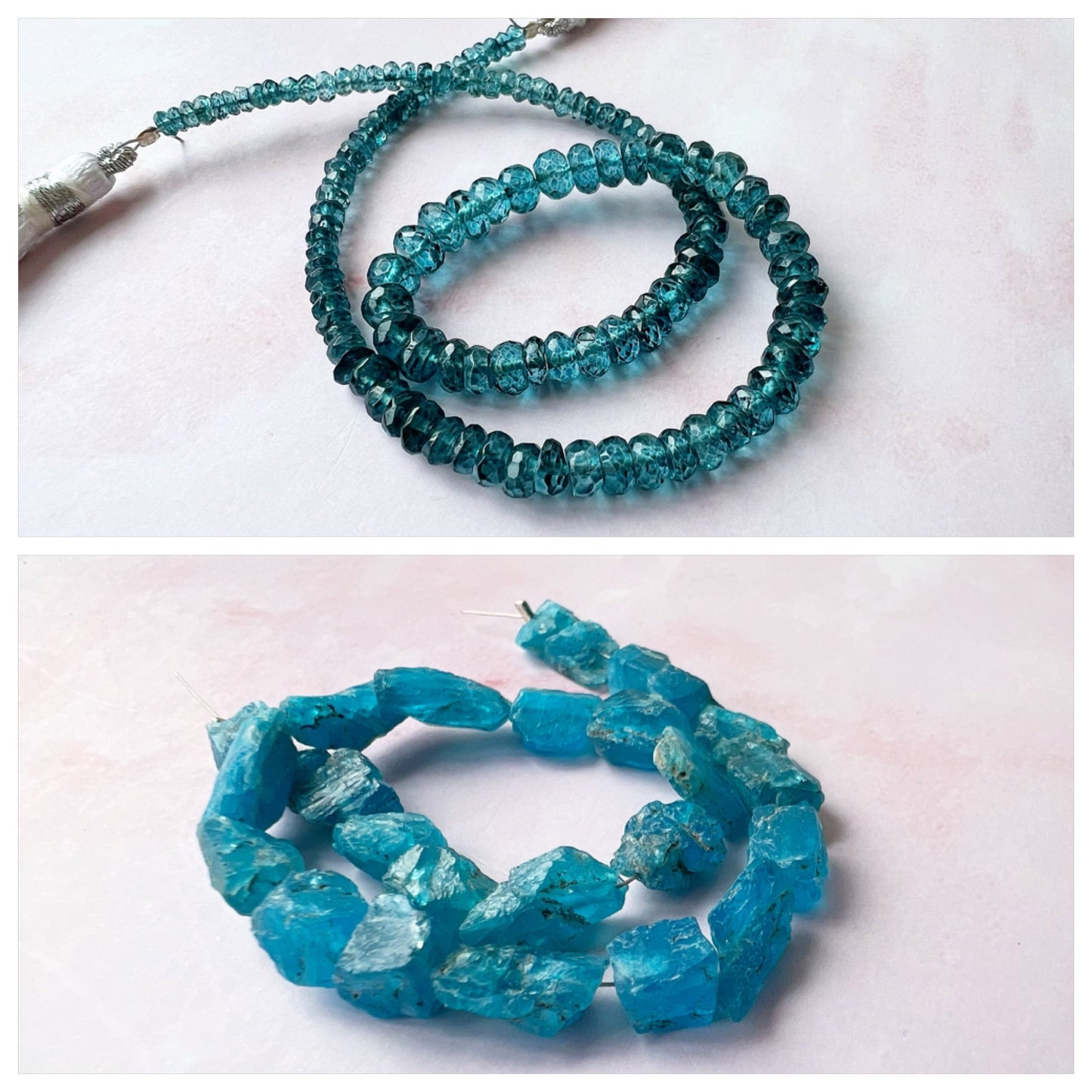 SILVER - London Blue Quartz Customisable bracelets