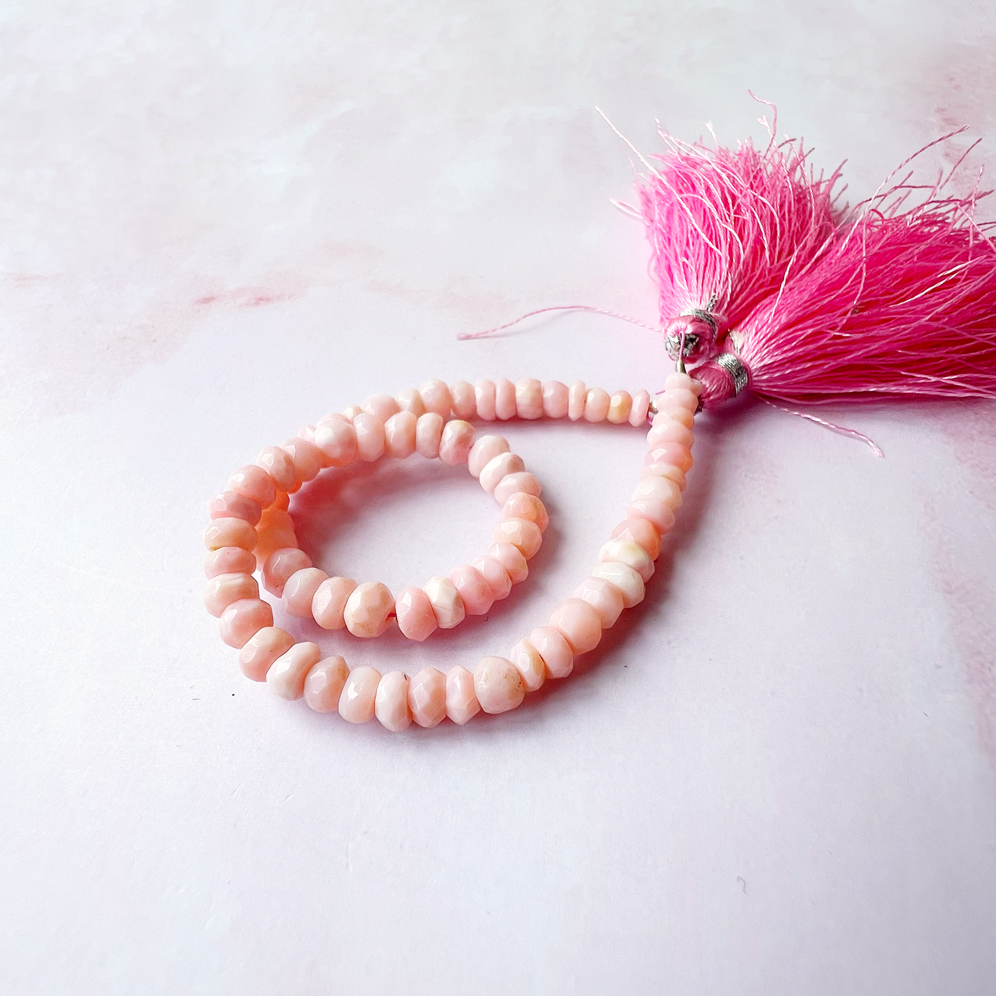 GOLD - Pink Opal Customisable bracelets