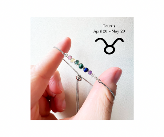 Zodiac star sign bracelet - Taurus