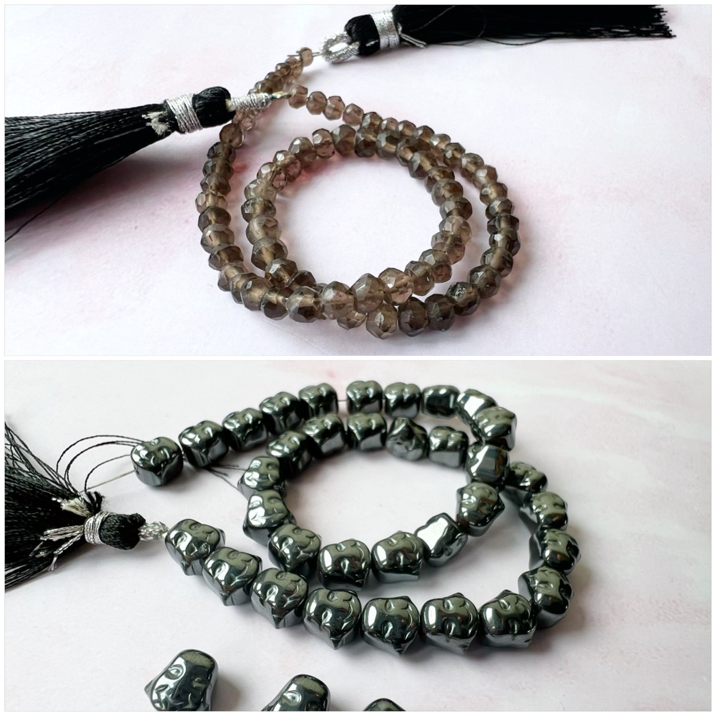GOLD - Smokey Quartz Customisable bracelets