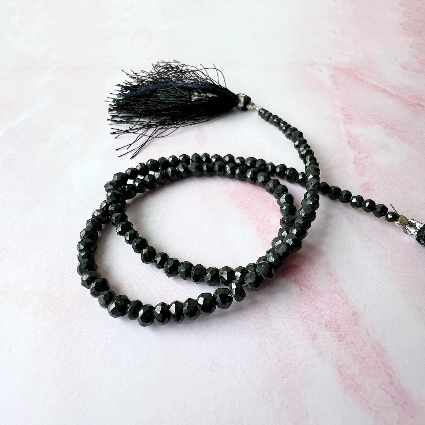 GOLD - Black Spinel Customisable bracelets