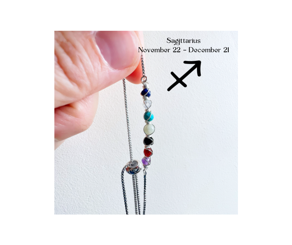 Zodiac star sign bracelet - Sagittarius