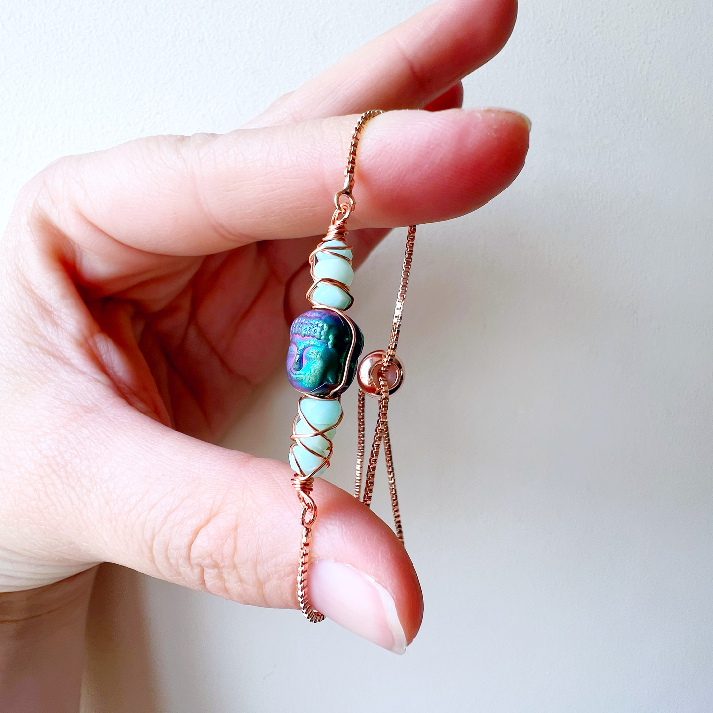 ROSE GOLD - Peruvian Opal Customisable bracelets