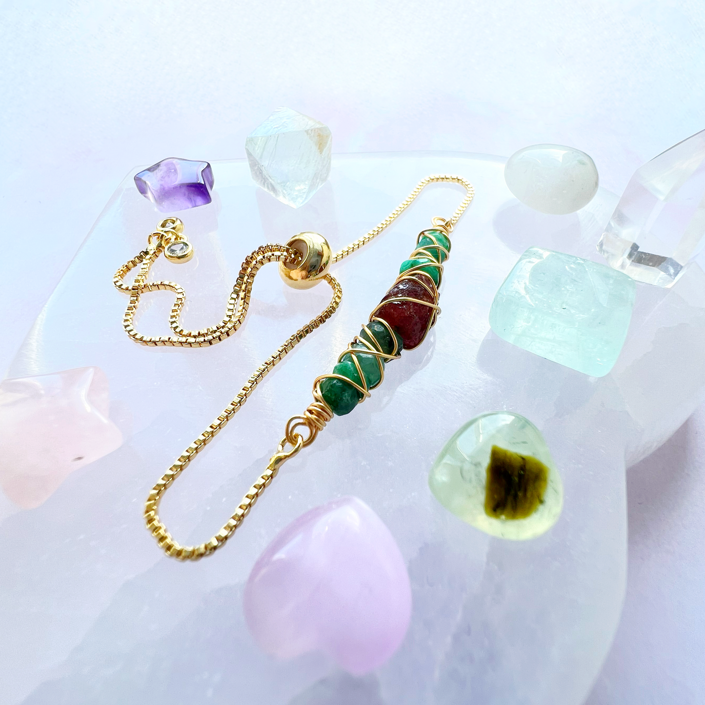 GOLD - Emerald Customisable bracelets