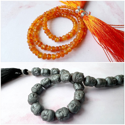 SILVER - Carnelian Customisable bracelets