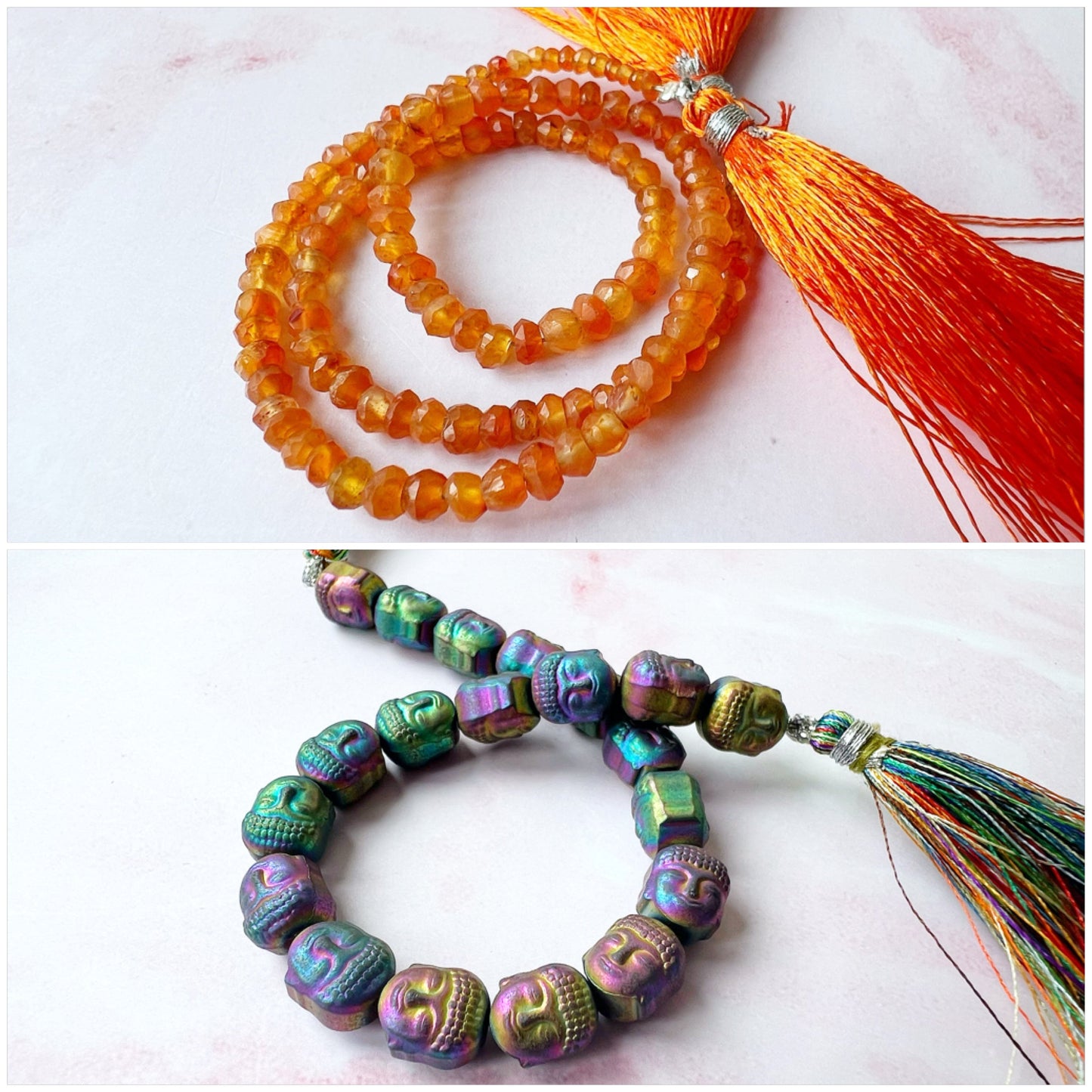 ROSE GOLD - Carnelian Customisable bracelets