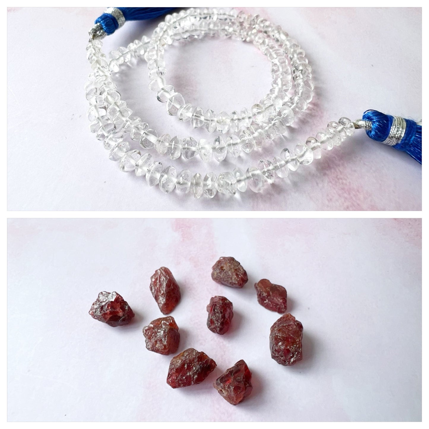 SILVER - Clear Quartz Customisable bracelets