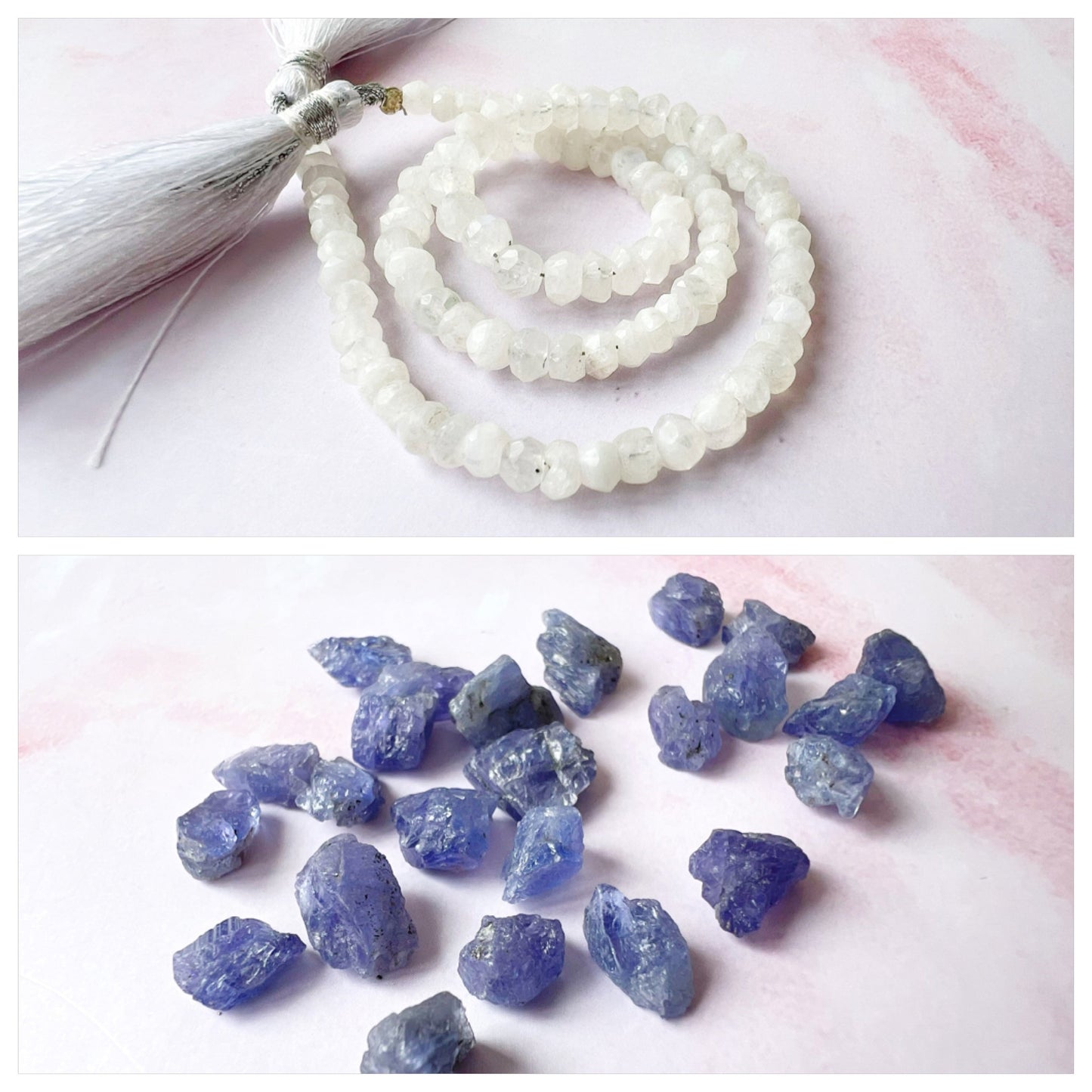 GOLD - Rainbow Moonstone Customisable bracelets
