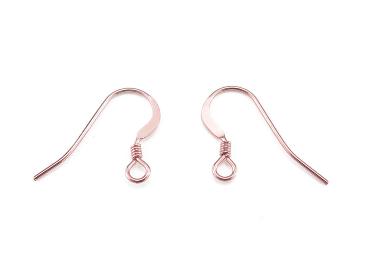 Upgrade - 9ct Rose Gold filled 925 sterling silver ear wire