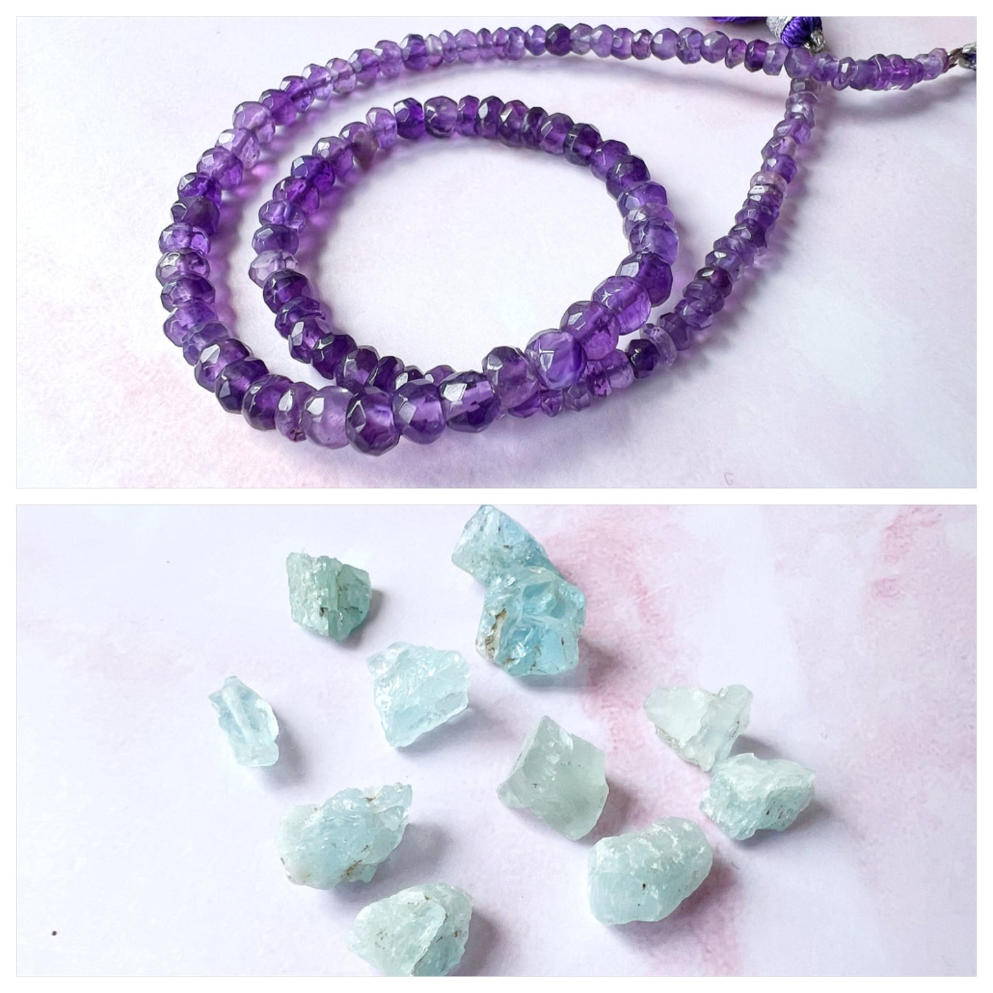 GOLD - Amethyst Customisable bracelets - adjustable